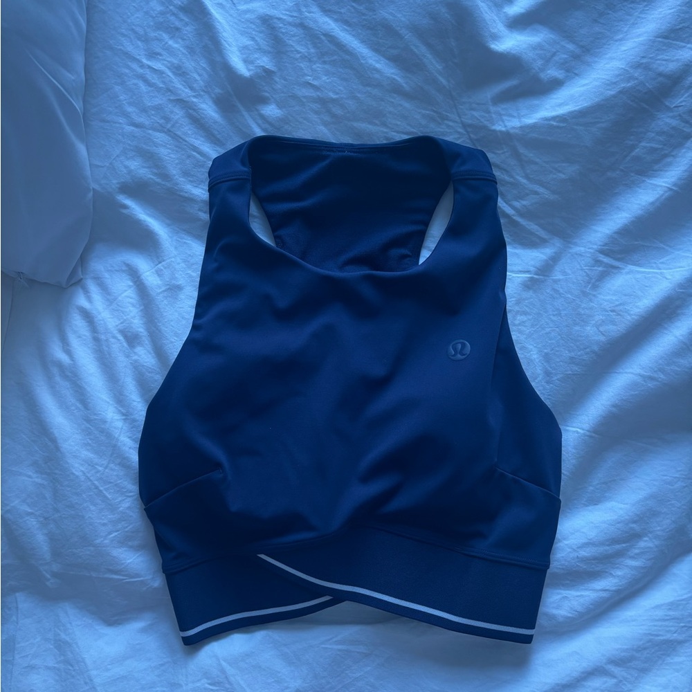 Lululemon Athletica Blue Crop Tank